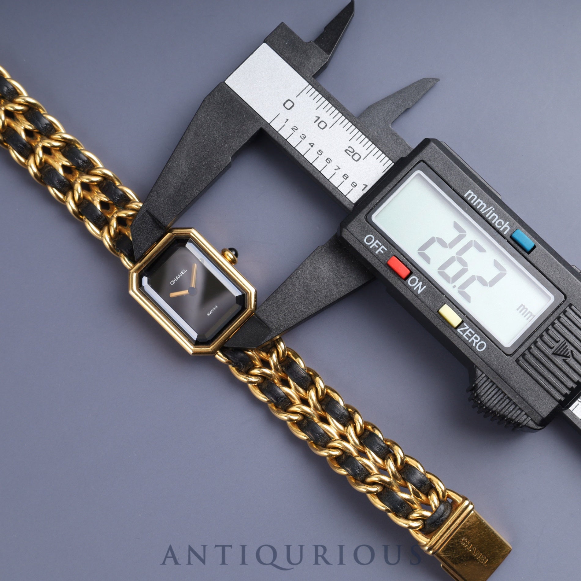 シャネル プルミエール L H0001 クォーツ Cal.976.001 GP GP/革