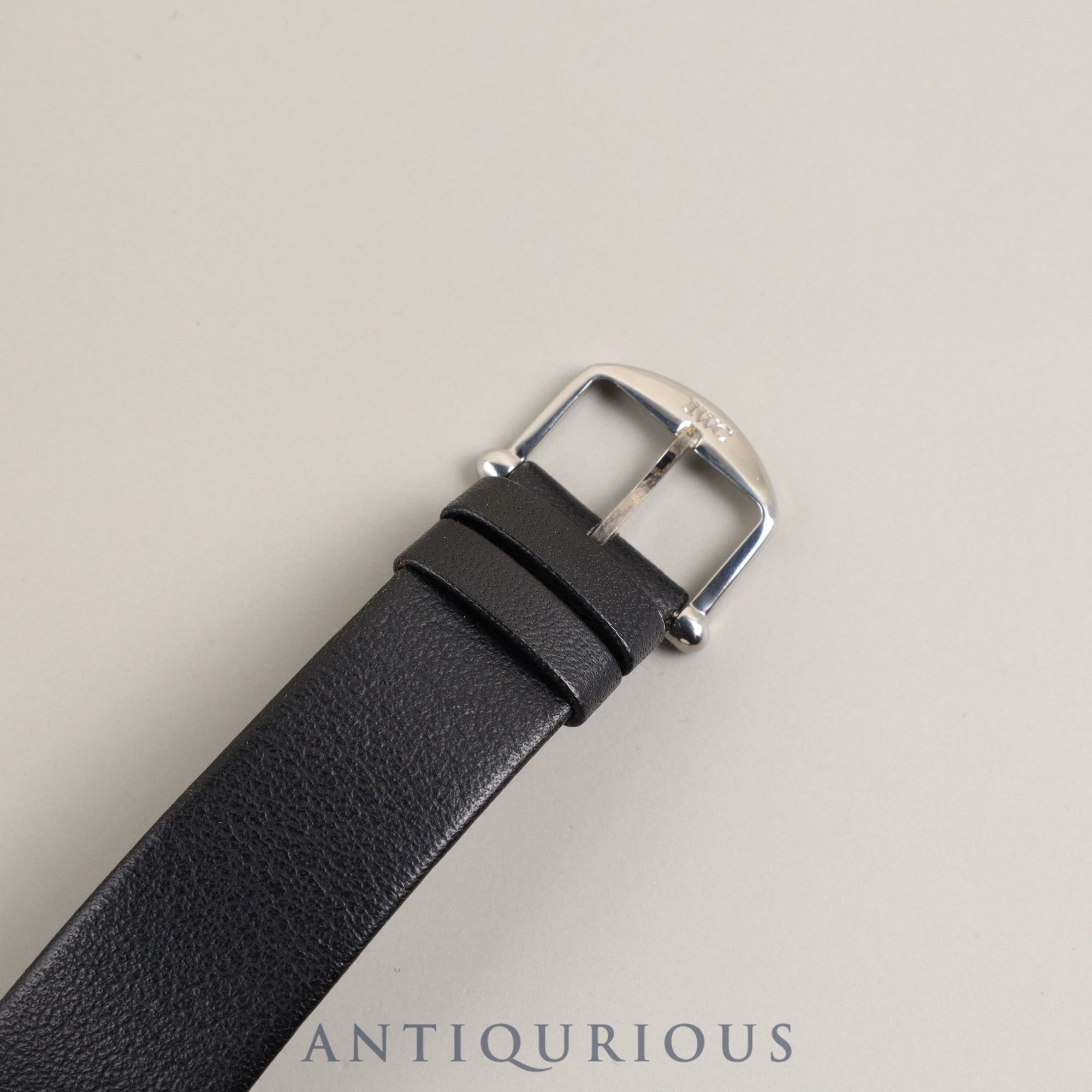 IWC ダヴィンチライン 手巻き SS 純正革ベルト 純正尾錠（SS）ブラック