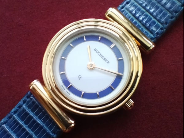 HA-6658| BUCHERER ブヘラ レディース 2針 クォーツ ドレスウオッチ