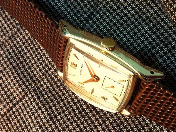 ハミルトン レクタンギュラー スモールセコンド 手巻き アンティーク