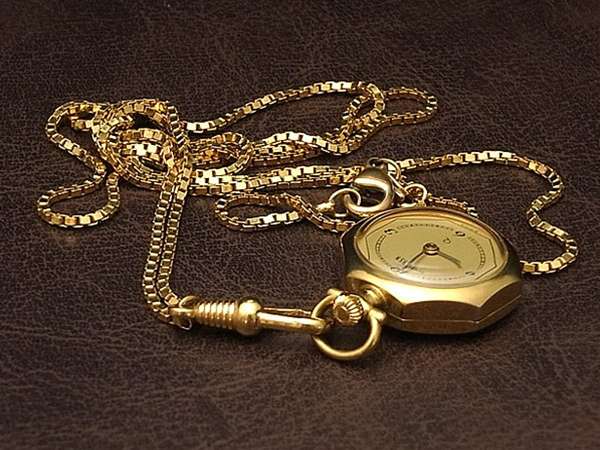 ブッフェラー BUCHERER 八角懐中型ペンダント時計 ロレックス代理店