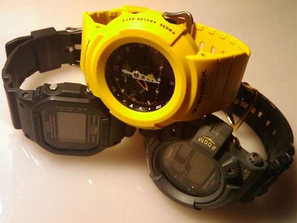 カシオ G-Shock AW-500D-9E2T(イエローカラー) +DW-6300(オマケ)+DW