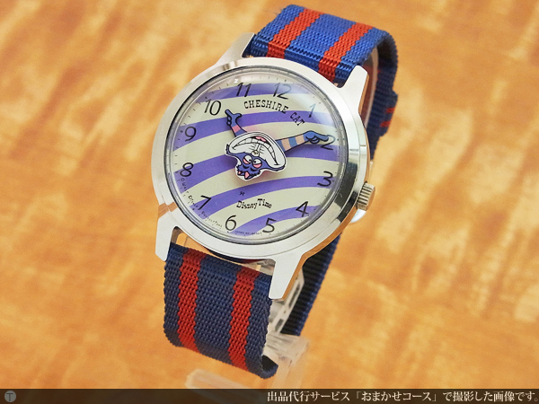 セイコー SEIKO ディズニータイム チシャネコ(CHESHIRE CAT) OH済(平成
