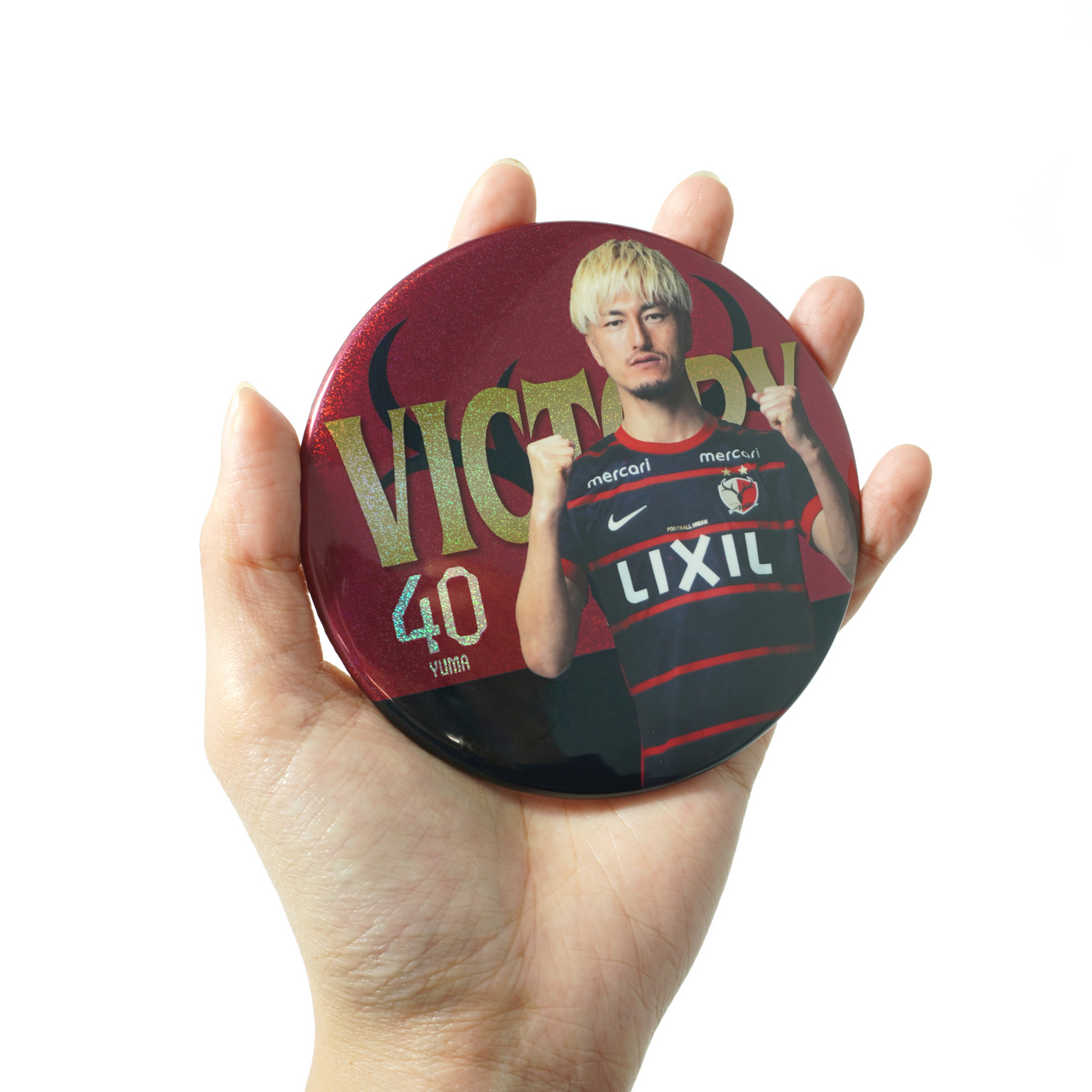 ブラインド】26勝利時限定ホログラムデカ缶バッジ – 鹿島アントラーズ