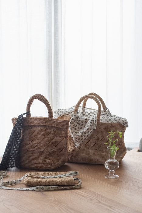 maison de soil | RAFFIA BAG（COMBI） — ANTRY USE ONLY GENUINE