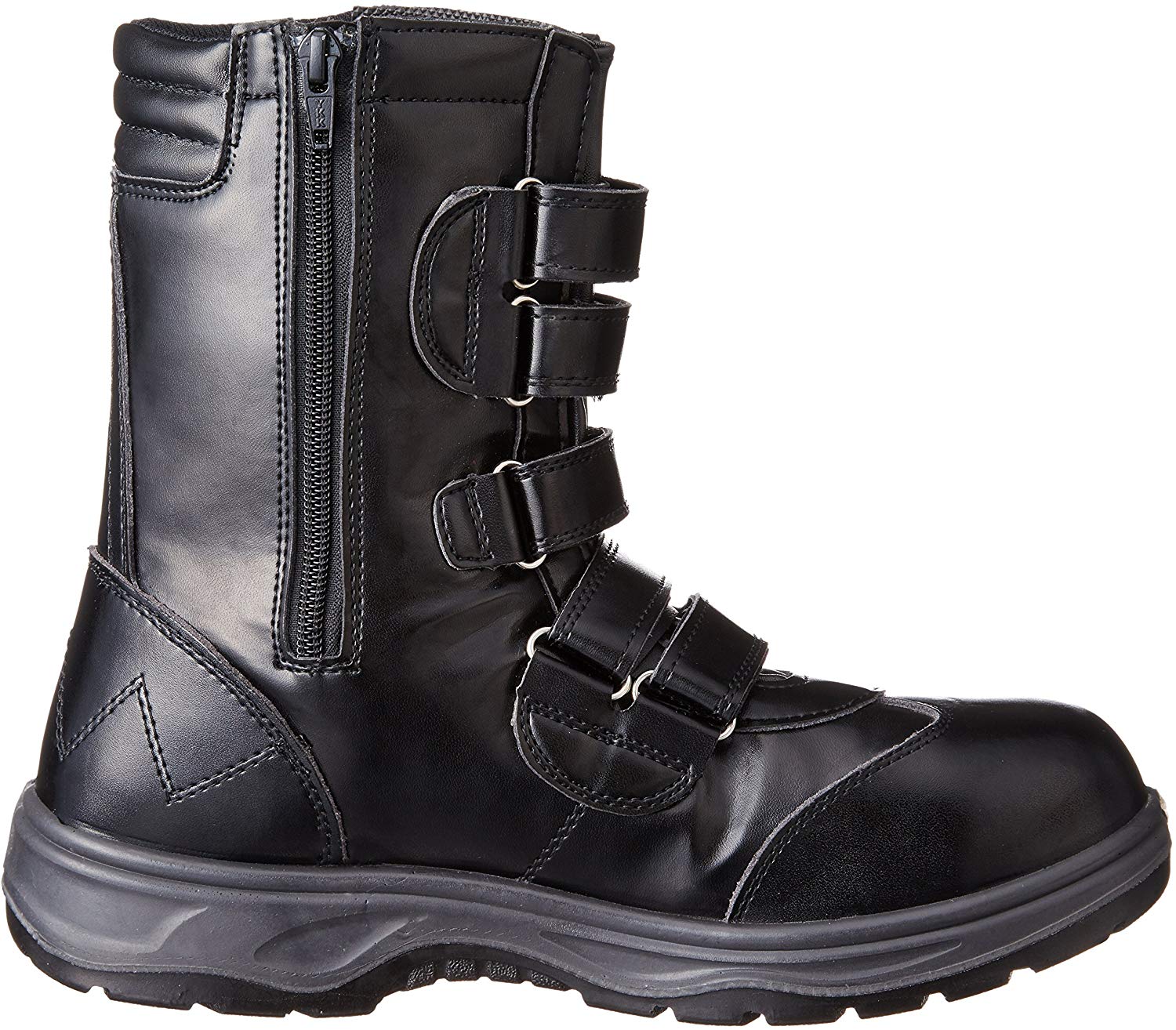 くるぶしガードクッションの緑十字が特徴！サイドファスナー仕様の