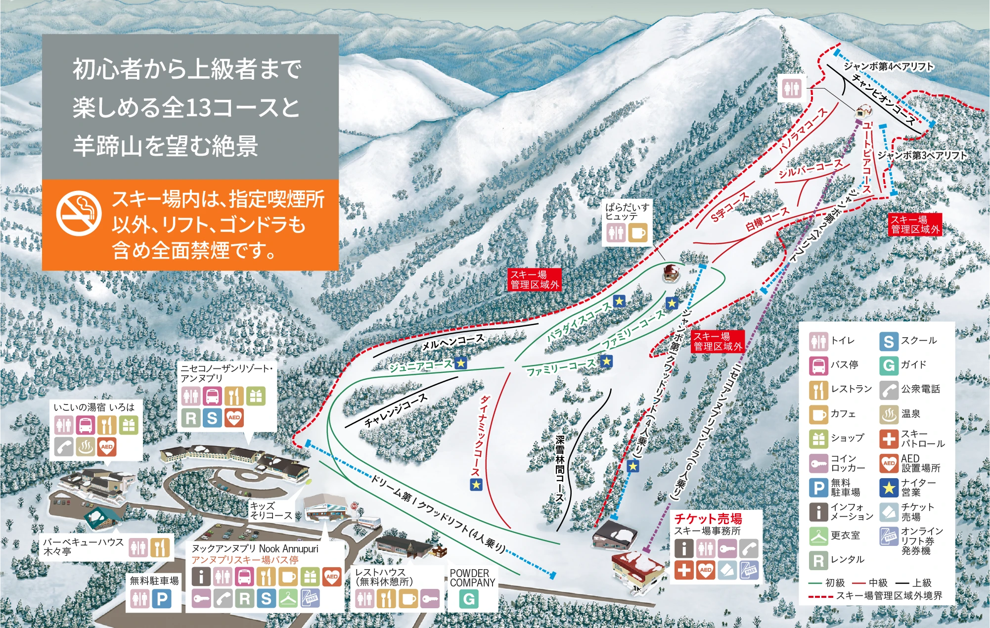 ゲレンデ | ニセコアンヌプリ