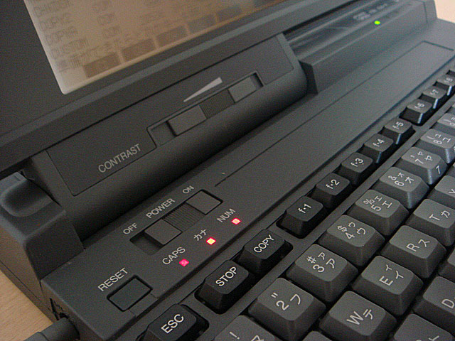 PC-286NoteF (EPSON) 1990年 | 古いハードに囲まれて since2011