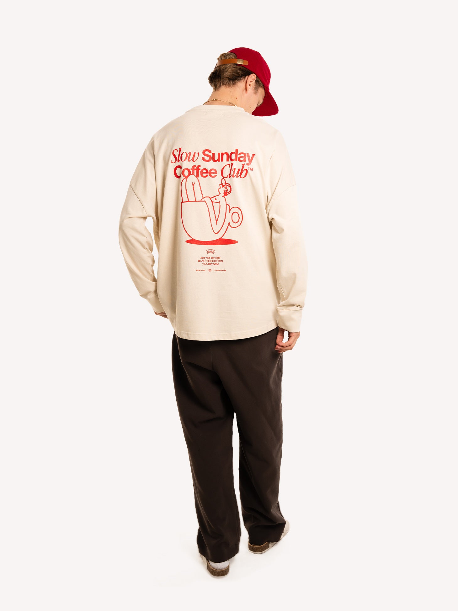 Slow Sunday Coffee Club Oversize Longsleeve – AnotherCottonLab