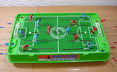 サッカーゲームデラックス人工芝競技場】昭和61年(1986)／エポック社