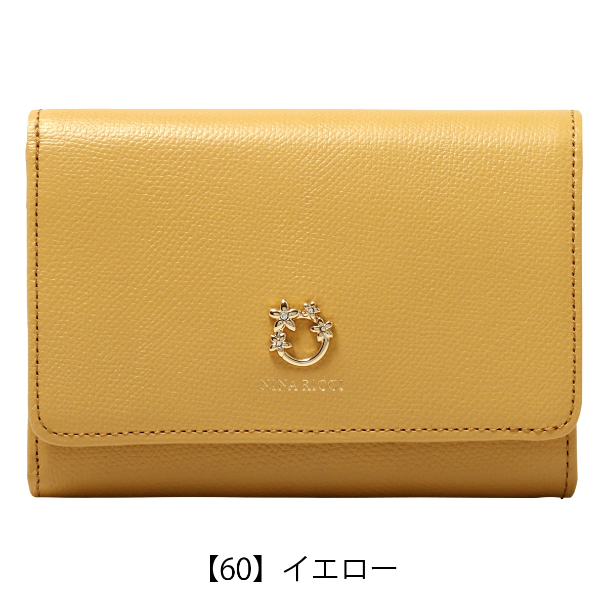 NINARICCI ニナリッチ 二つ折り財布 085-1161 ジャルダンパース ピンク