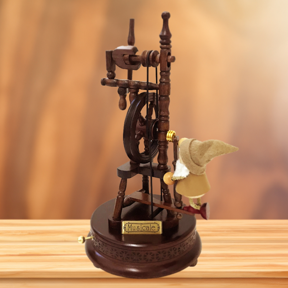 ニデック オルゴール 18弁 EA092S からくり糸車 ライムライト