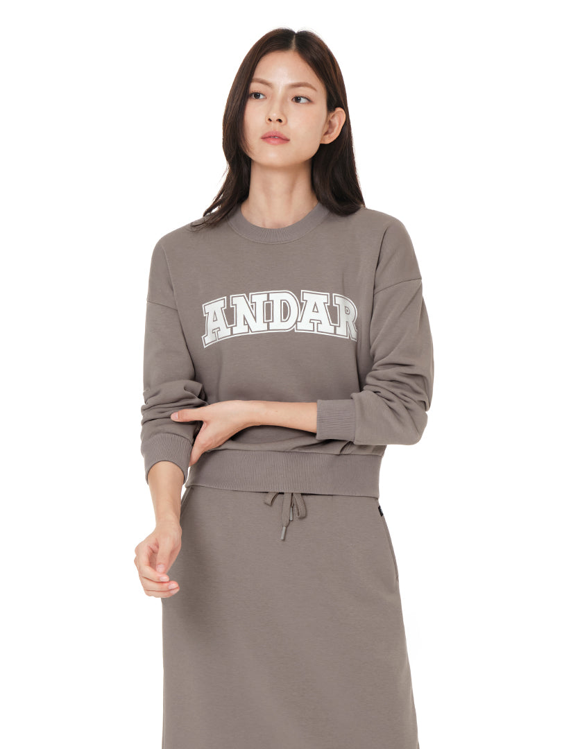 andar レディーストレーナー ANY（エニィ） トレーナー スウェット サイドドットダンボール