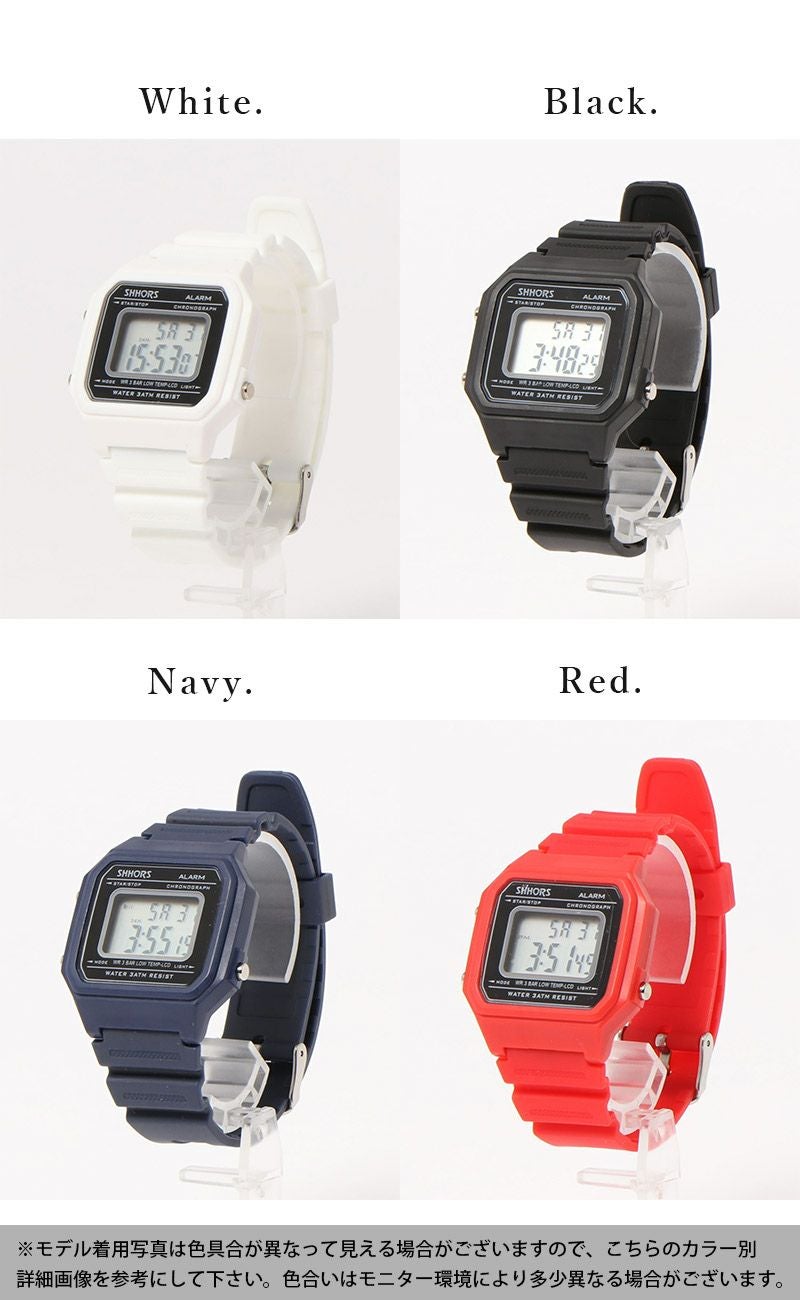 デジタル腕時計 F【メール便対応可】 | and it_（アンドイット