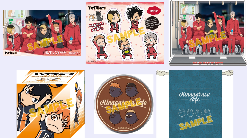 ハイキュー!!】音駒 試合帰り「 缶バッジセット」「くっつくアクリル