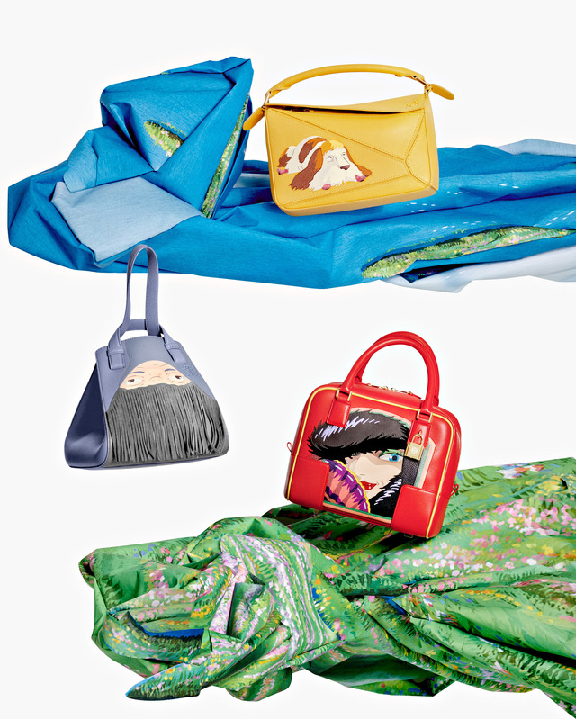 スタジオジブリ「ハウルの動く城」スペインのブランド「ロエベ」と