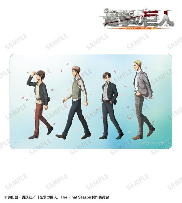 進撃の巨人」エレン、リヴァイたちの一歩を描き下ろし！ イラスト“歩み