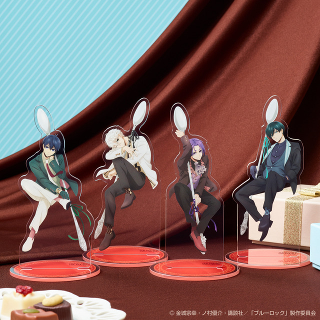 ブルーロック」潔世一、凪誠士郎、御影玲王、糸師凛のシックな衣装が