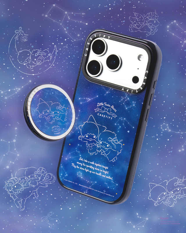 サンリオ」リトルツインスターズ50周年♪ 幻想的なキキ＆ララのスマホ