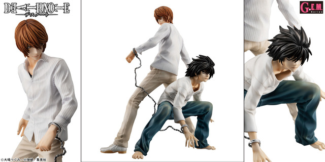 デスノート」夜神月＆L、手錠で繋がれた姿を忠実再現！フィギュア化