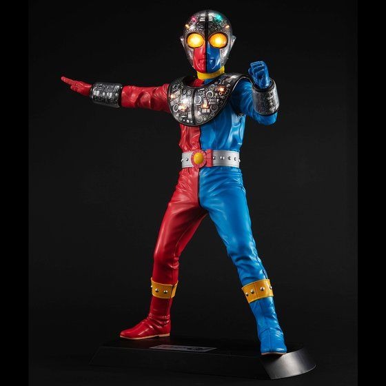 人造人間キカイダー」キカイダー01、大迫力フィギュアとして復活 頭部