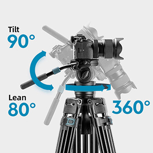 Fotopro DV-5A ビデオ三脚 | アサヌマネットショップ