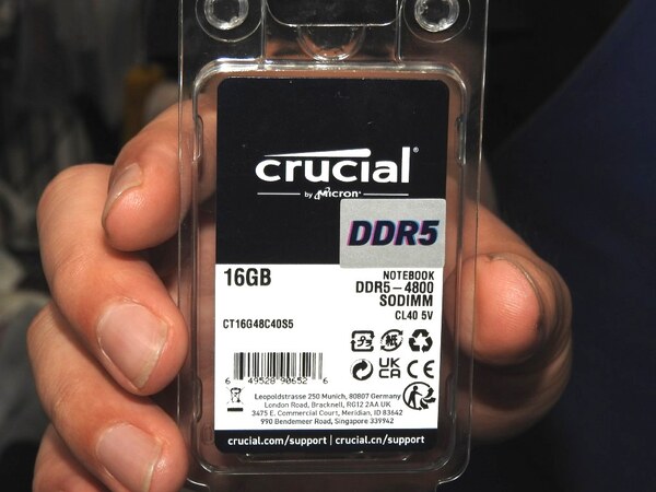 ASCII.jp：1枚で容量16GBのDDR5 SO-DIMMメモリーがCrucialから販売開始