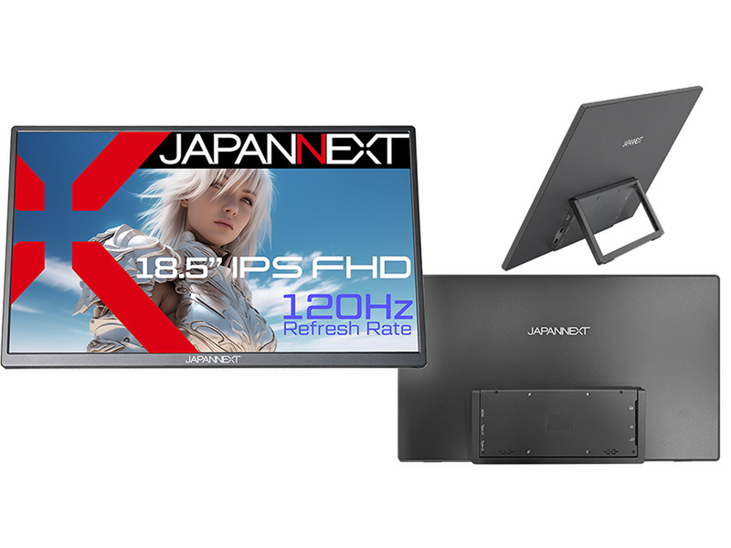 ASCII.jp：新発売の「JN-MD-185IPS120FHDR」は、18.5インチ大画面と