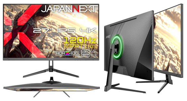 ASCII.jp：PS5の4K/120Hzに対応、HDR400相当の27型ゲーミングモニター