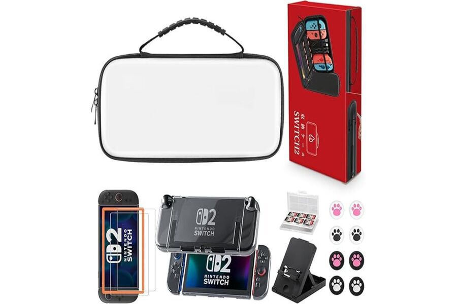 AmazonスマイルSALE】Switch 2の保護アイテム16点セットが24％オフの