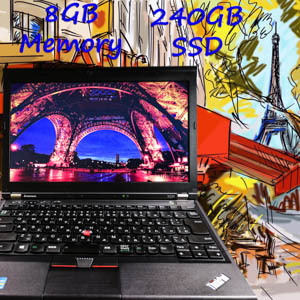 Lenovo ThinkPad X230 i7 16GB(最強最速) SSD(新品480GB) 12.5