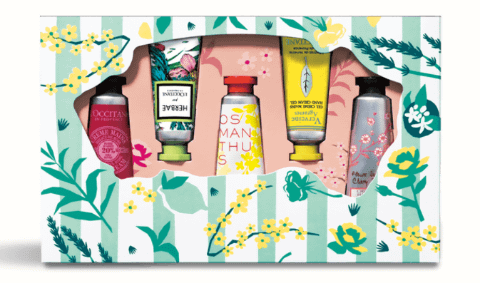 ロクシタン、人気の香り5種が入ったミニハンドクリームセットを数量