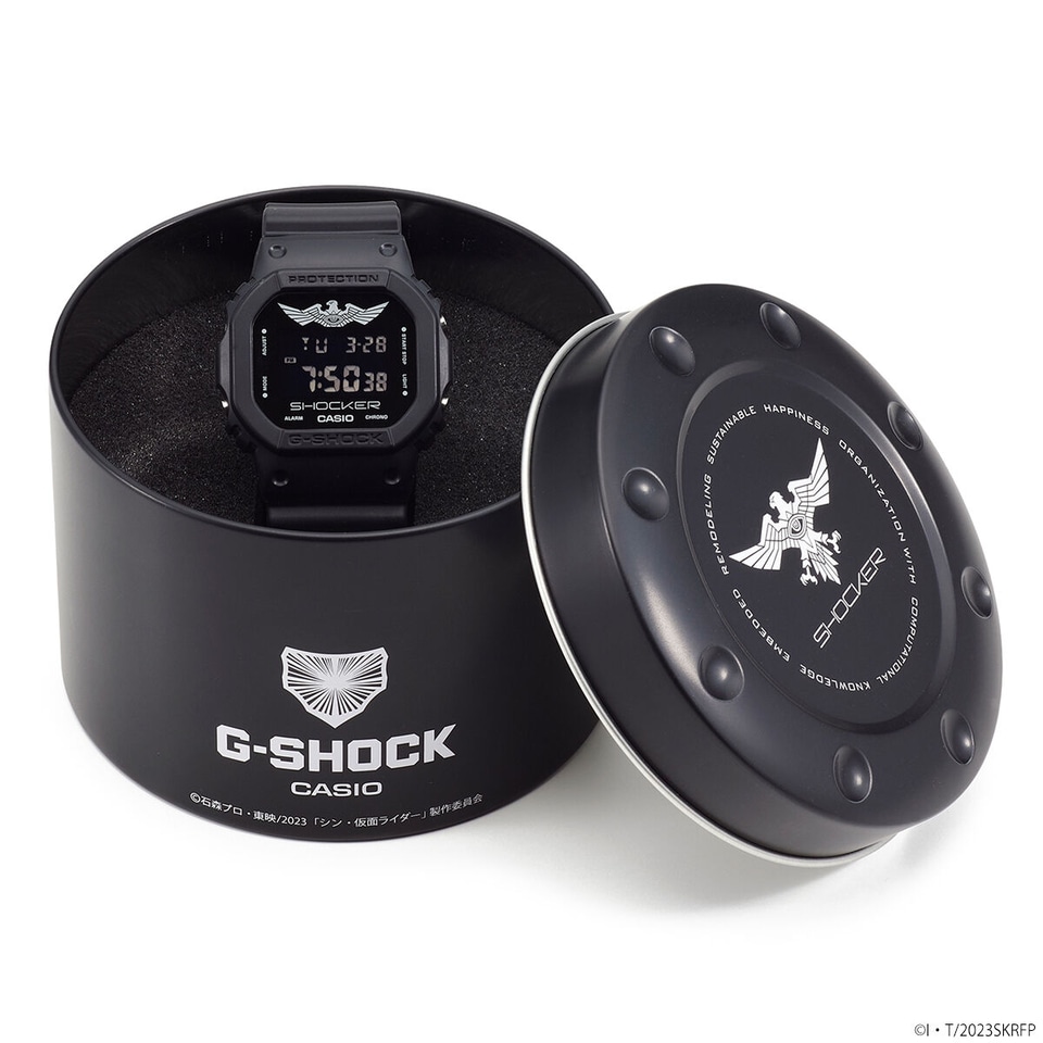 G-SHOCK×シン・仮面ライダー、「秘密結社SHOCKERモデル」 - トラベル Watch