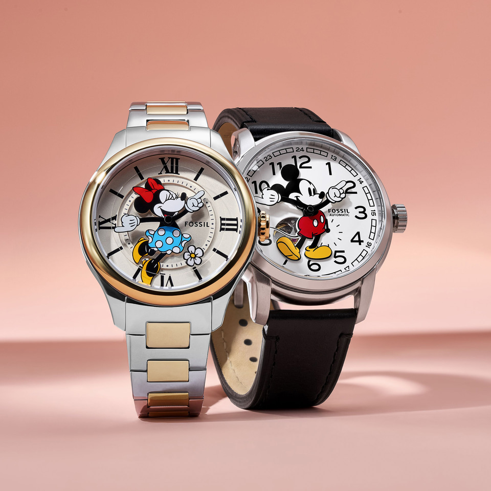 フォッシル、クラシックなミニーマウスがかわいい限定ウォッチ
