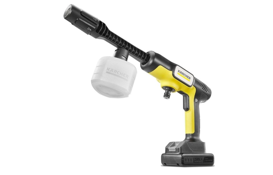 ケルヒャー、電源・水源不要なモバイル高圧洗浄機「OC 5 Handy CB