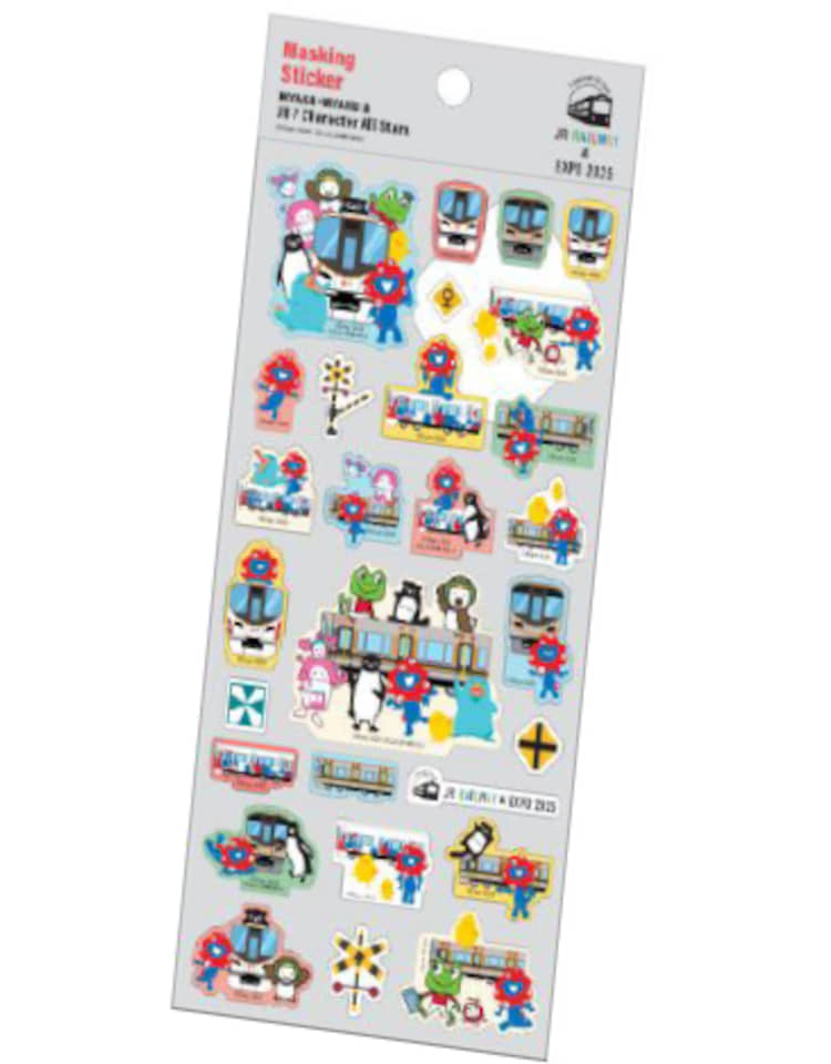 JR 7社キャラクター×ミャクミャク、万博限定ピンバッジセットなど10