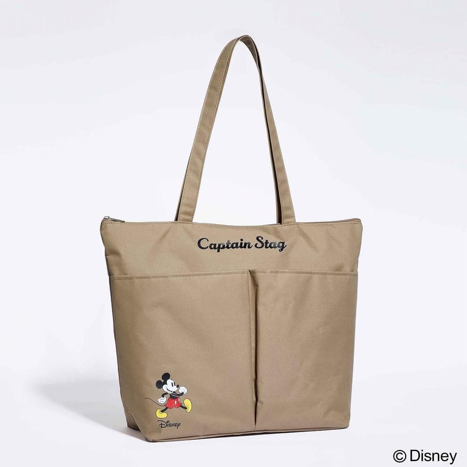 秋色ミッキー×キャプテンスタッグ「大容量トート」が付録。GLOW10月号