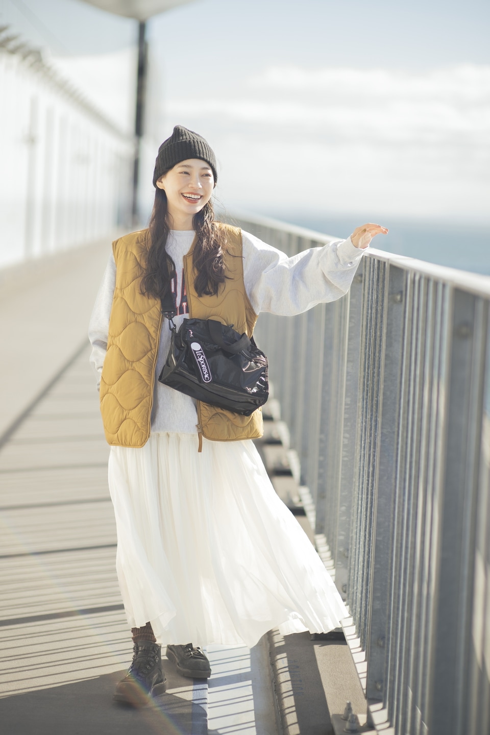 ひとりっぷ×レスポートサック、縦型ボストンバッグ再登場。コラボ新作