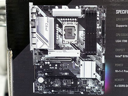 ASRockのB760マザーが4製品、14+1+1電源フェーズの「B760M PG Riptide