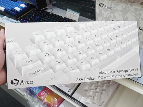アクリルケース採用の40％キーボード自作キット「Akko ACR TOP40」が