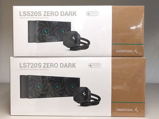 DeepCoolの“オールブラック”な簡易水冷CPUクーラー「LS-S ZERO DARK