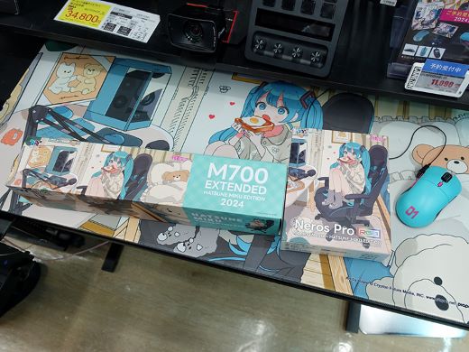 初音ミク×Thermaltakeコラボのゲーミングマウス/マウスパッドが発売