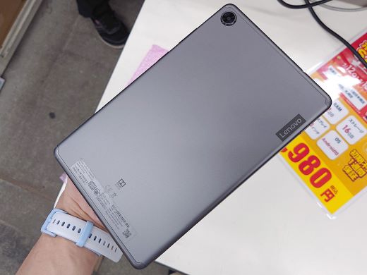 8インチAndroidタブレット「Lenovo Tab M8」が2,980円！中古品セール