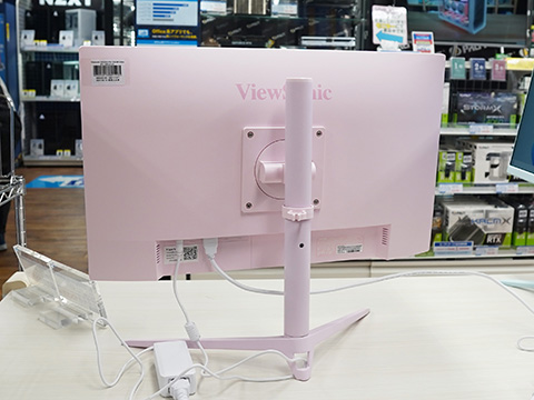 パステルカラーの23.8型ゲーミングモニターがViewSonicから、ドスパラ