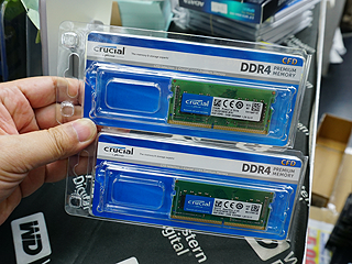 CFD販売パッケージのCrucial製DDR4メモリが登場、純正よりやや割安