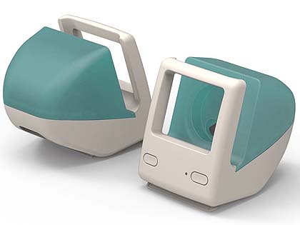 初代iMac風”になるApple Watch用充電スタンドが登場 （取材中に見つけ