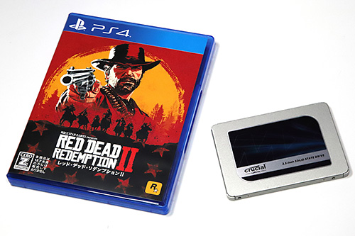 PS4版「レッド・デッド・リデンプション2」をSSDで高速化、ロード時間