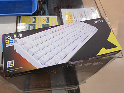 Xtrfyのメカニカルキーボード「K2-RGB」にホワイトモデル、数量限定