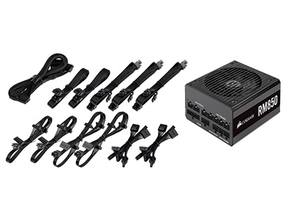 奥行き160mmでフルモジュラー式、CORSAIRの80PLUS GOLD電源に新モデル