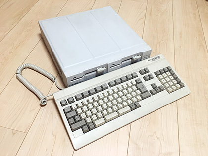 メモリノーウェイト機能を搭載した「NEC PC-8801FE2」、2Dドライブ搭載